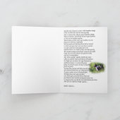 Basenji Rainbow Bridge-Karte Karte (Innenseite)