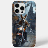 Basenji Riding Motorrad Halloween Beängstigend Case-Mate iPhone Hülle (Rückseite)
