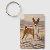 Basenji Schlüsselanhänger (Vorderseite)