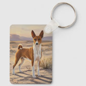 Basenji Schlüsselanhänger (Rückseite)