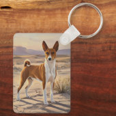 Basenji Schlüsselanhänger (Rückseite)
