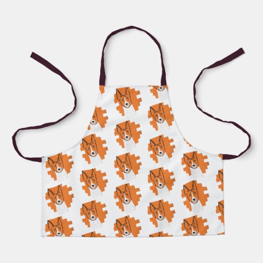 Basenji Schürze (Vorderseite)
