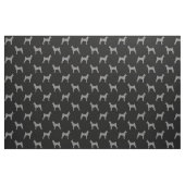 Basenji Silhouette-Muster Stoff (Fat Quarter (45,7 x 55,9 cm))