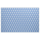 Basenji Silhouette Pet Light Blue Stoff (Fat Quarter (45,7 x 55,9 cm))