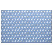 Basenji Silhouette Pet Light Blue Stoff (Fat Quarter (45,7 x 55,9 cm))