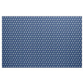 Basenji Silhouette Pet Navy Blue Stoff (Yard (91,4 cm))