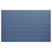 Basenji Silhouette Pet Navy Blue Stoff (Yard (91,4 cm))