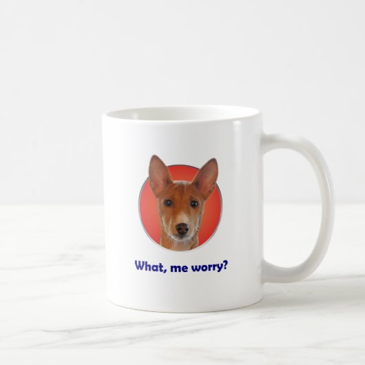 Basenji Sorge-Kaffee-Tasse Kaffeetasse (Rechts)