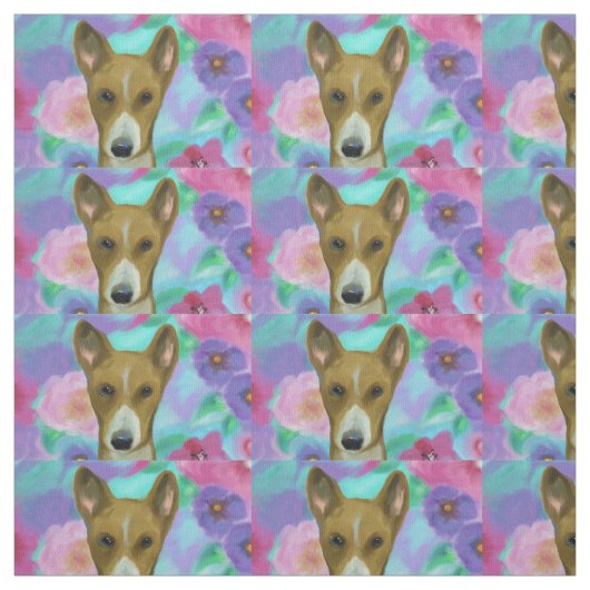 BASENJI STOFF (Muster)
