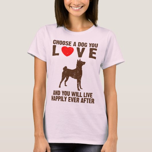 Basenji T-Shirt (Vorderseite)