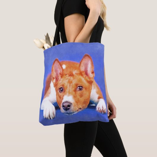 Basenji Tasche (Von Nahem)