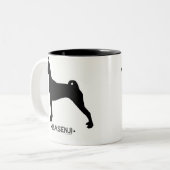 Basenji Tasse (Vorderseite Links)