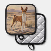 Basenji Topflappen (Vorderseite/Rückseite)