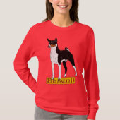 Basenji Tri farbig T-Shirt (Vorderseite)