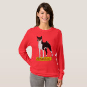 Basenji Tri farbig T-Shirt (Vorne ganz)