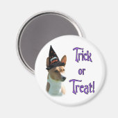Basenji Trick Magnet (Vorderseite/Rückseite)