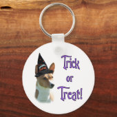 Basenji Trick Schlüsselanhänger (Vorderseite)