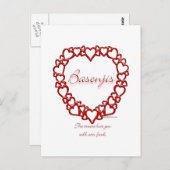 Basenji True Love Postkarte (Vorne/Hinten)