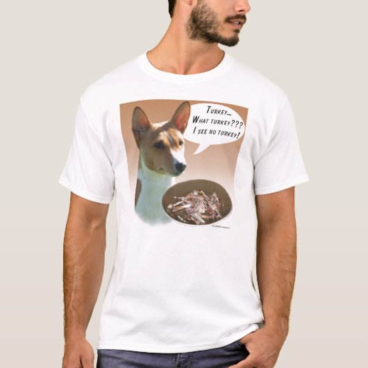 Basenji Türkei T-Shirt (Vorderseite)