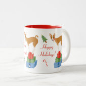 Basenji und Present Tasse (VorderseiteRechts)