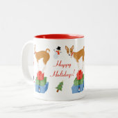 Basenji und Present Tasse (Vorderseite Links)