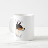 Basenji-Vater 2 Kaffeetasse (Vorderseite Links)