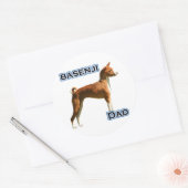 Basenji Vater 4 - Aufkleber (Umschlag)