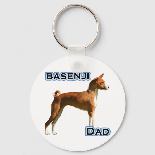 Basenji Vater 4 - Schlüsselanhänger (Vorderseite)