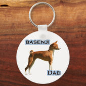 Basenji Vater 4 - Schlüsselanhänger (Vorderseite)