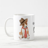 Basenji-Vater Kaffeetasse (Links)