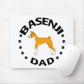 Basenji-Vater Mousepad (Mit Mouse)