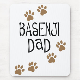 Basenji Vater Mousepad