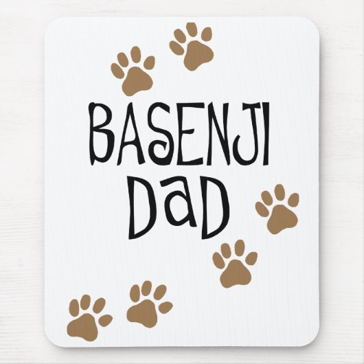 Basenji Vater Mousepad (Vorne)