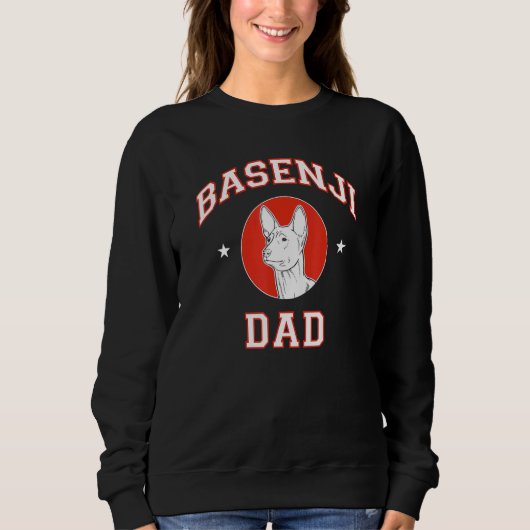 Basenji-Vater Sweatshirt (Vorderseite)