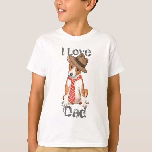 Basenji-Vater T-Shirt (Vorderseite)