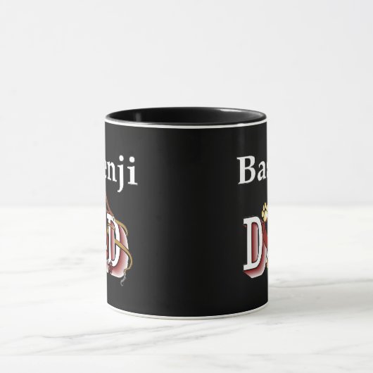 Basenji Vater Tasse (Zentrum)