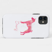 Basenji Watercolor Case-Mate iPhone Hülle (Rückseite (Horizontal))