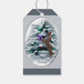 Basenji Weihnachtsgeschenke Tags Geschenkanhänger (Rückseite)