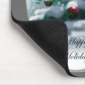Basenji Weihnachtspenden Mousepad (Ecke)