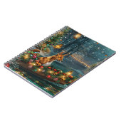 Basenji Weihnachtsreise Notizblock (Linke Seite)