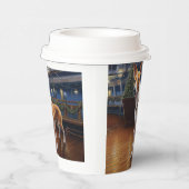 Basenji Weihnachtsreise: Pawsome Holiday Delight Pappbecher (Rechts)