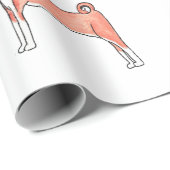 Basenji Wrapping Paper, Heimtiergeschenke Geschenkpapier (Rolleneckpunkt)