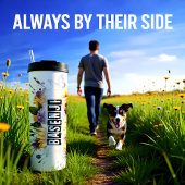 Basenjis dynamische Blumenenergie Thermosbecher