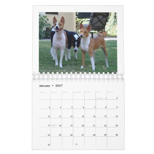Basenjis von Socal 2010 Kalender (Jan 2027)