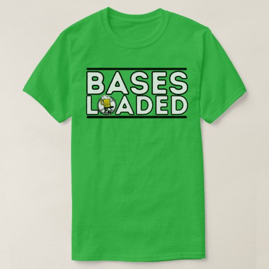 Bases Loaded Type TShirt (Design vorne)