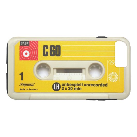 BASFaudioKassette LH C 60 Case-Mate iPhone Hülle (Rückseite (Horizontal))