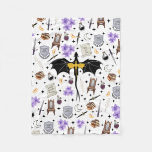 Basgiath-War-College-Drachen-Bücher-Fleece-Decke Fleecedecke