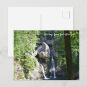 Bash Bish Falls Souvenir Postcard Postkarte (Vorne/Hinten)