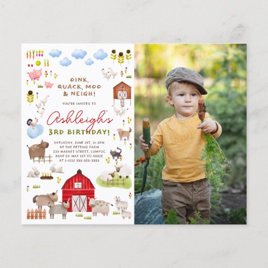 Bash Foto Birthday Party (Vorderseite)