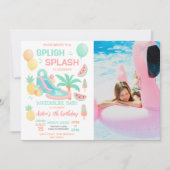 Bash-Foto für die Geburtstagsparty Einladung (Vorderseite)